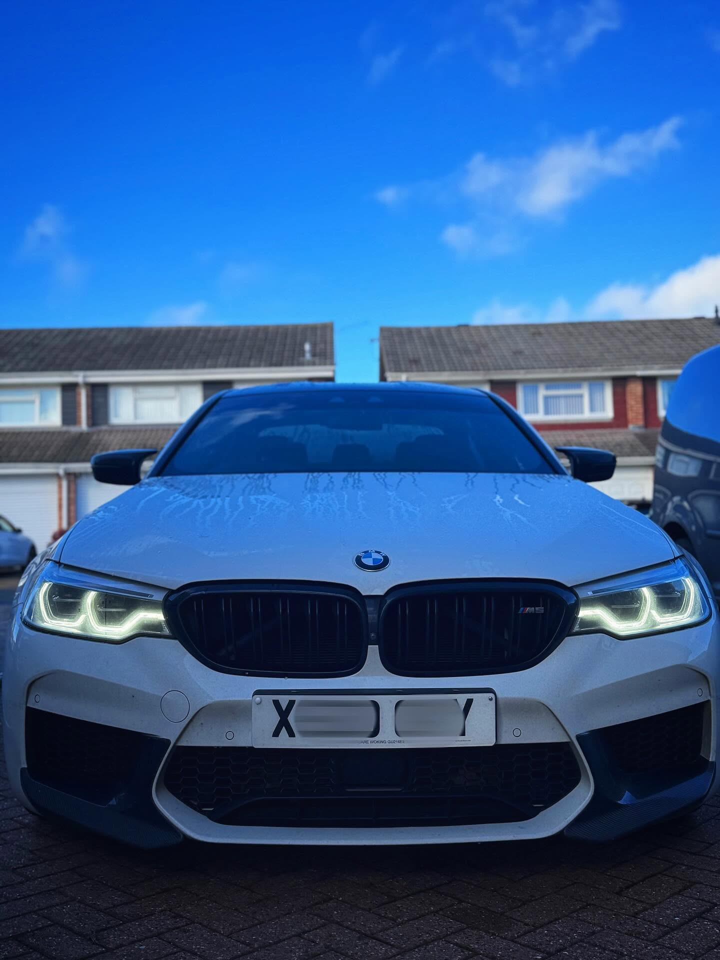 BMW M5 front view